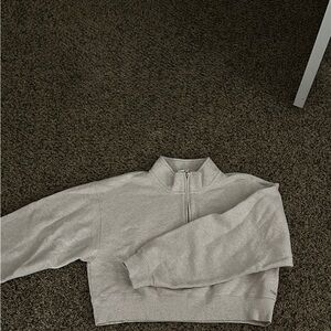 TNA ARITZIA
 COZY FLEECE PERFECT ¼ ZIP SWEATSHIRT